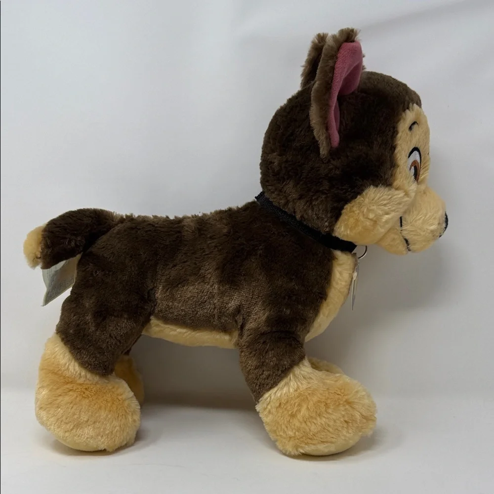Paw Patrol Chase Build-a-Bear Plush Dog Toy with dog tag and collar 12”